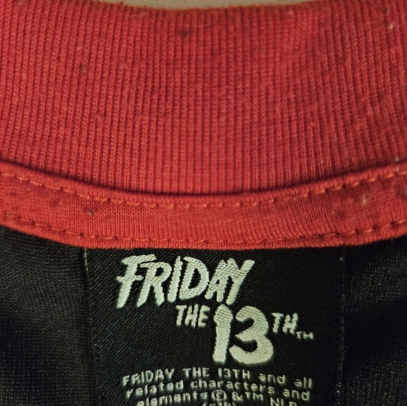 Friday The 13th Hockey Jersey Mens XL Black Horror Jason Voorhees #13 Halloween - Picture 5 of 8